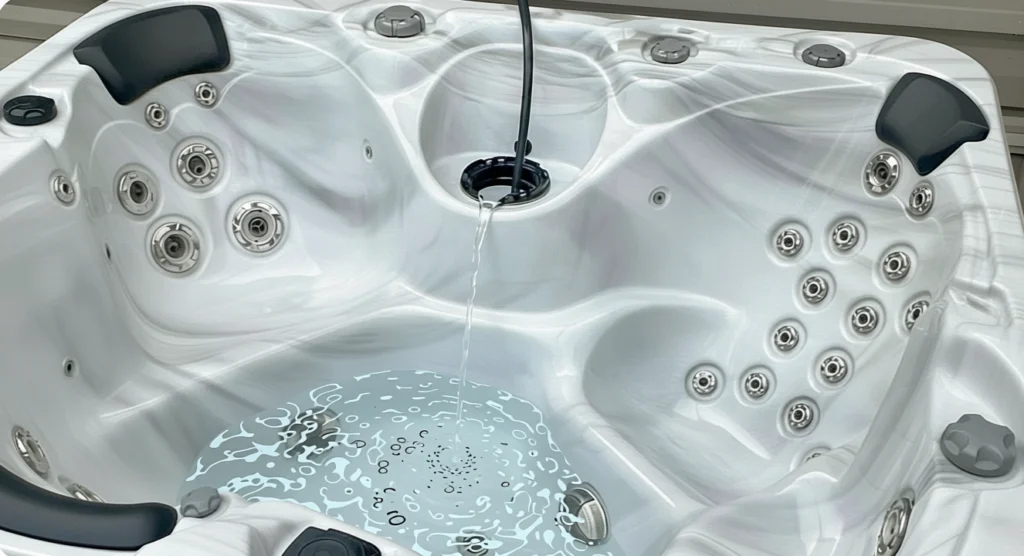 Hot Tub Air Locks filling through filter compartment