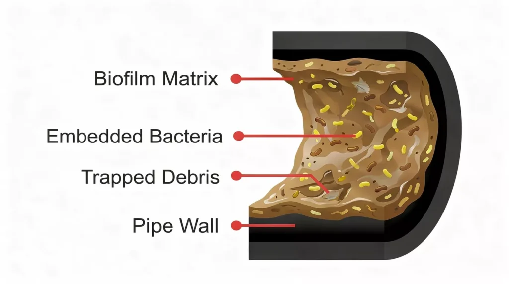 Hot Tub Biofilm in plumbing