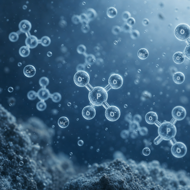 microscopic image of phosphates