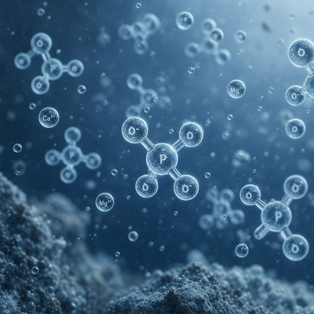 microscopic image of phosphates